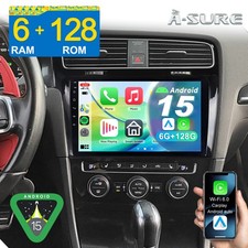 6+128G Android 15 AutoRadio Carplay SWC RDS GPS Navi Für VW Golf 7 MK7 2012-2017