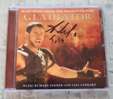 ORIGINAL Autogramm von Lisa Gerrard. pers. gesammelt. CD "GLADIATOR" Hans Zimmer