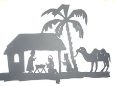 Original Scherenschnitt. "