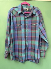 Wrangler Hemd Herren XL blau