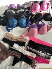 Unterwäsche Paket BH Slips Tangas Strings Victorias Secret Lacie