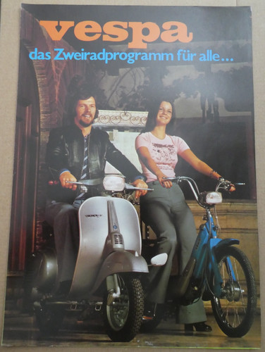 Vespa modelle prospekt 1974 - modelle,