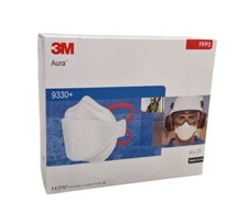 20x 3M Aura 9330+ Atemschutzmaske FFP3 Staubmaske Schutzmaske ORIGINALKARTON