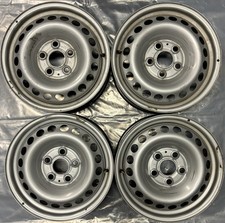 4 Genuine VW Steel Wheels