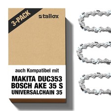 3 Sägeketten 3/8 1,1 mm 52 TG