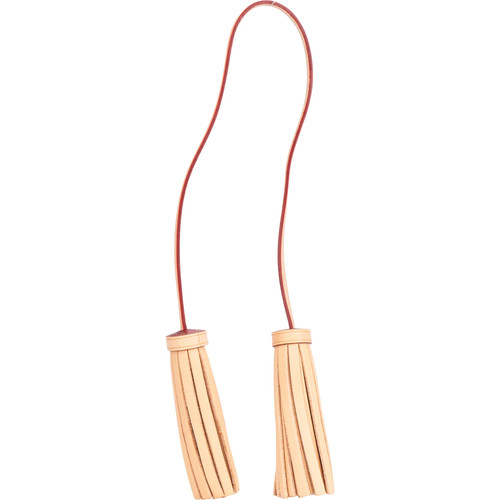 Vachetta double fringe quaste - double,