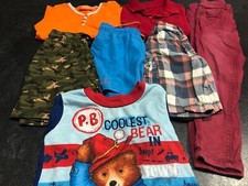 Paket Jungen Kleidung Alter 4-5 Jahre Frugi Bio, Schwimmer, Shorts, Jeans, Paddington