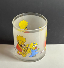 Die Simpsons Glas Sammelglas Lisa Maggie 2000er FOX TOP Retro SELTEN