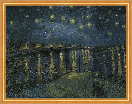 Sternennacht über der rhone - sternennacht,