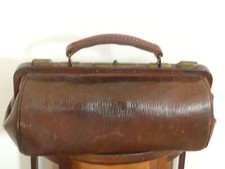 Antike leder arzttasche - leder,