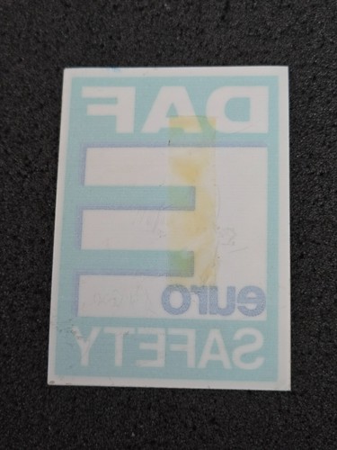 Daf euro safety - daf, sticker