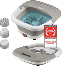 TZS First Austria - Fußsprudelbad Fußmassagegerät Klappbar 450W Mit 3 Aufsätzen 