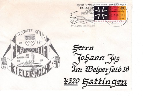 Schiffspost fregatte köln - schiffspost,