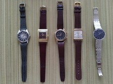 Konvolut von 5 Armbanduhren