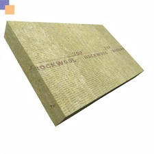 ROCKWOOL λ 0,036 Steinwolle Dämmplatte 80mm - 200mm Fassadendämmung Mineralwolle
