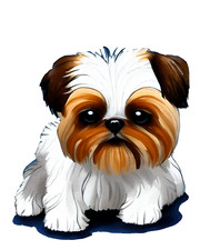 100X Shih Tzu Auto Aufkleber