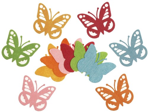 Filzanhänger schmetterling - filzanhänger,