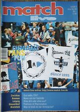 Fanzine match live Feb März 00 Bremen Bielefeld Ultras Zwickau FCM Polen VfB L