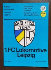 DDR Fussball Programm FC Carl