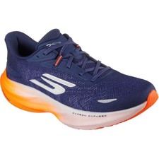 Skechers GO RUN Ride 12 Textile Herren Turnschuhe In Marineblau/Orange
