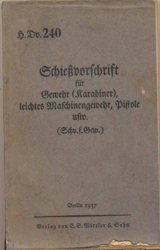 240 schießvorschrift - h.dv.,