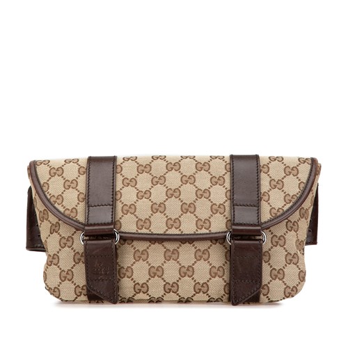 Gucci canvas gürteltasche - gucci,