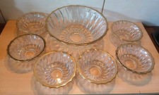 Glas Obstschüsselset 7 teilig