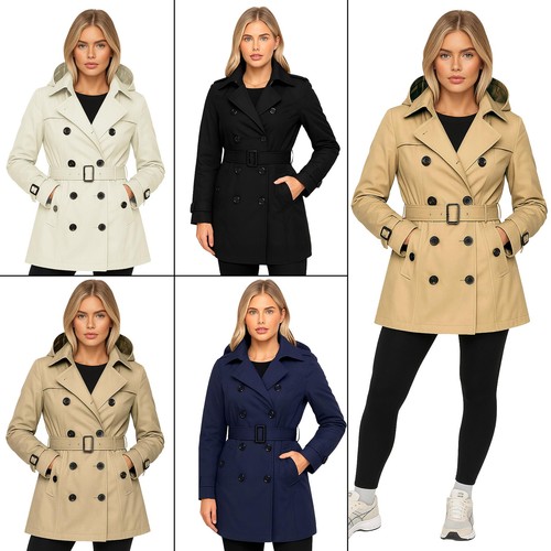 Enzo damen trenchcoat - trenchcoat,
