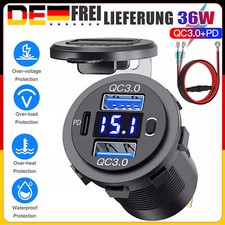 12V QC 3.0 PD USB Auto KFZ
