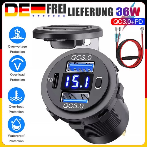 12v usb auto kfz - 12v, pd