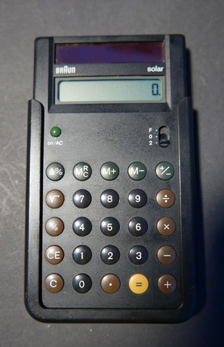 Braun solar taschenrechner - braun,