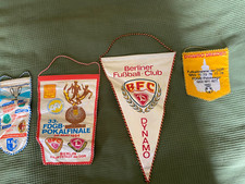 4 Alte Wimpel von Dynamo Dresden noch zu DDR Zeiten