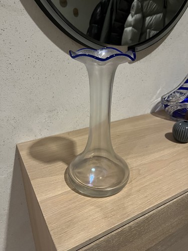 Glas vase kragenvase - vase, eisch