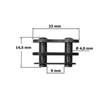 Kettenschloss für Motorrad