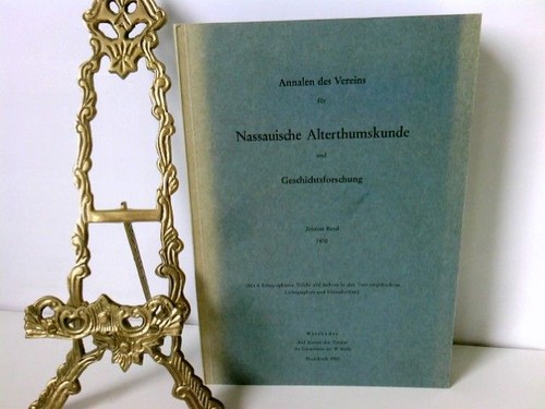 Nassauische annalen 1870 band - nassauische,