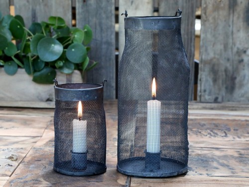 Netz windlicht laterne mit - windlicht,