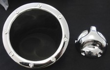 Chrom Tankdeckel Abdeckung +