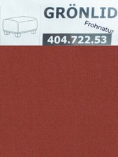 Ikea GRÖNLID Bezug Hocker klein Ljungen hellrot 404.722.53 Wechselbezug NEU OVP