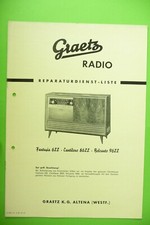  Service Manual-Anleitung für Graetz Fantasia 622,Cantilene 8622,Belc,ORIGINAL !