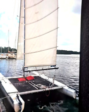 Tornado G 906 von Denniger & Maile in GFK Sechseck Wabenbau , weiß , mit Trailer