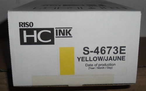 Riso 4673e ink yellow gelb - riso, s-4673e