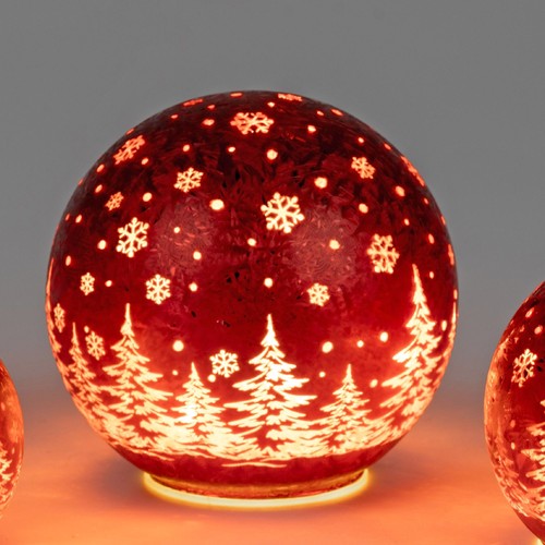Led deko kugel frosty - led,