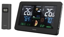 HAMA Wetterstation "Premium", mit LED-Farbdisplay und LED-Ladefunktion