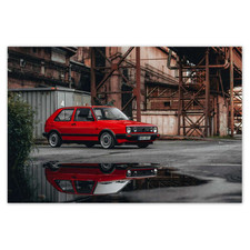 Banner Fahne VW Golf 2 Nr