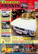 1) Oldtimer Praxis 07/2012 - Peugeot 504 Cabrio Resta - Alfa Romeo Giulia Super