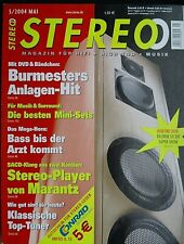 STEREO 5/04,REVEL PERFORMA F 32,LUA REFENCE No.  10,SERENADA SEL,CREEK CD 50 MK2