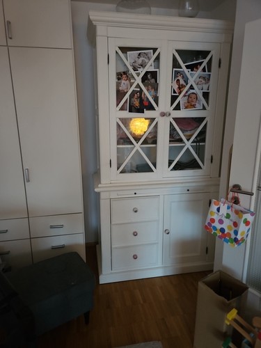 Vitrine massivholz - vitrine,