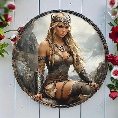 Wikinger kriegerin frau leder - frau,