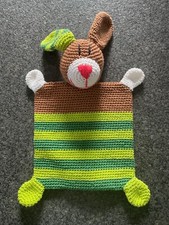 Schnuffeltuch hase gehäkelt - schnuffeltuch,