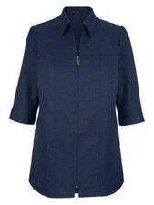 BLUSENJACKE marine-blau BLUSE